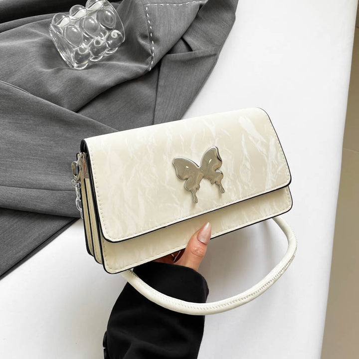 WoChic Designer Handbag with Butterfly Accent Bowlift