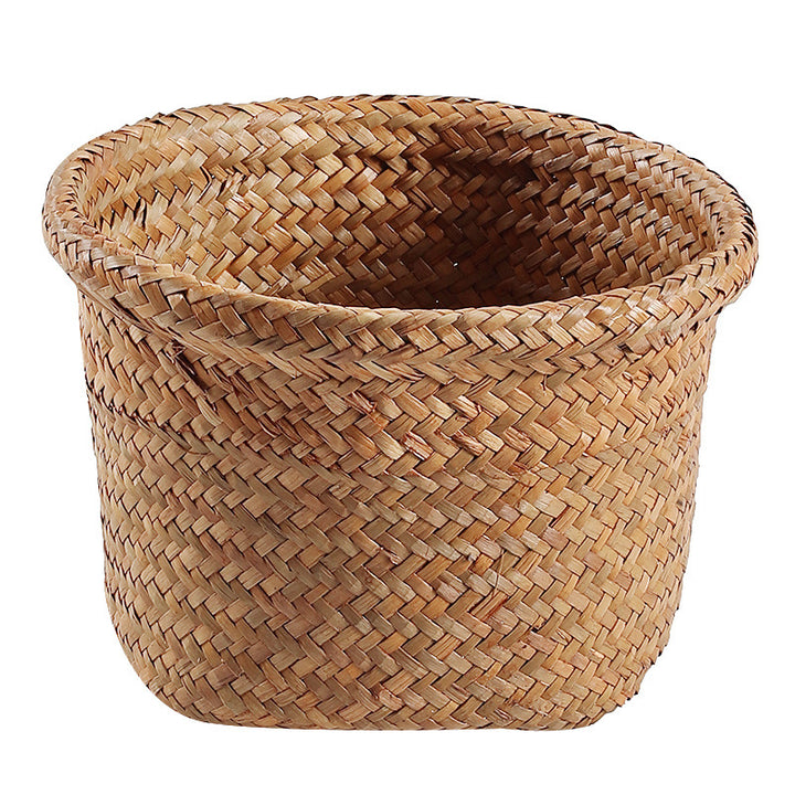 Handcrafted Natural Seagrass Storage Pot Bowlift