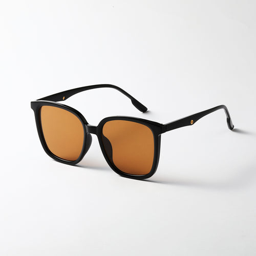 Women's stylish square sunglasses with clear frame and polarized lenses Bowlift