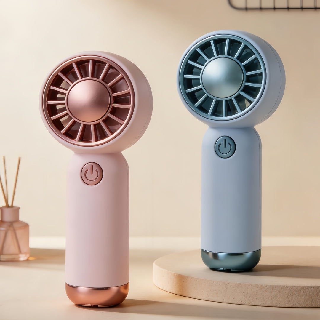 Hand fan with USB charging function and ergonomic design Bowlift