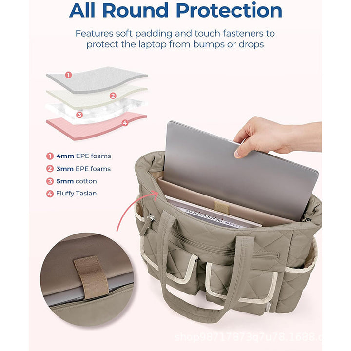 Elegant and Practical Shoulder Bag with Insulated Compartments Bowlift