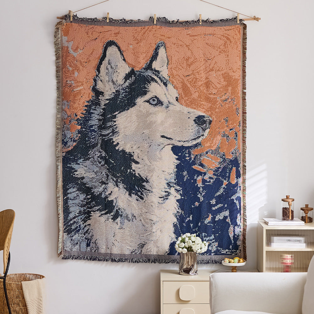 Artistic Woven Tapestry Throw
