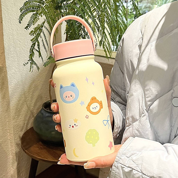 Women’s insulated bottle with practical carrying bag and playful design Bowlift
