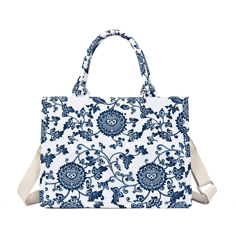 Floral Patterned Shoulder Bag Bowlift