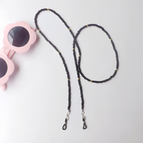 Fashionable glasses strap with elegant pearl clasps Bowlift