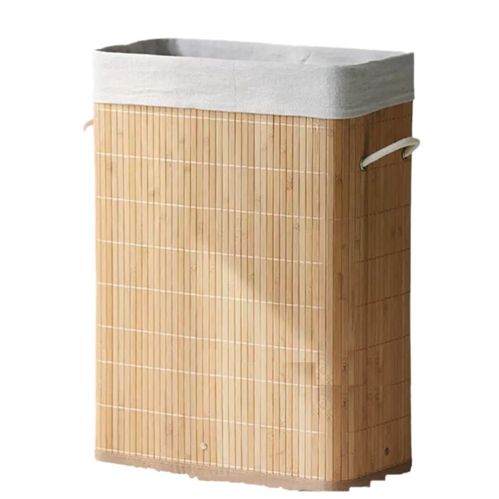 Stylish laundry container with practical lid and carrying handles Bowlift