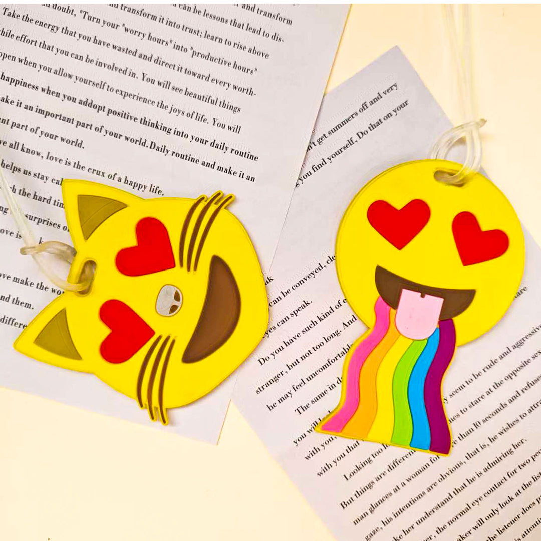 Unisex Emoji-Inspired Luggage Tag Bowlift