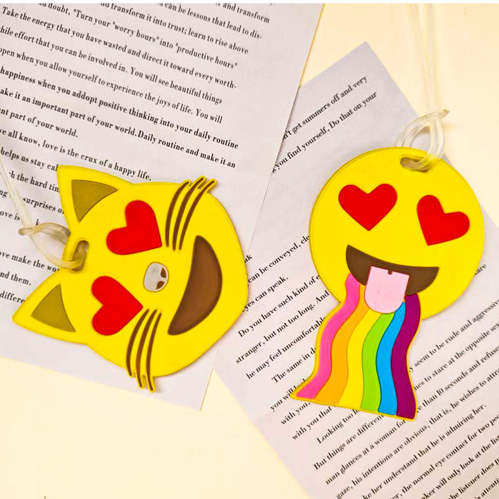 Unisex Emoji-Inspired Luggage Tag Bowlift