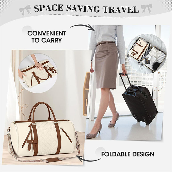 Elegant Travel Bag with Separate Suit Compartment Bowlift