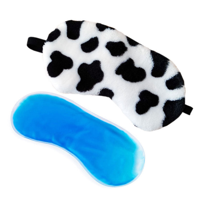 Women's soft plush sleep mask with ergonomic padding and elastic comfort band Bowlift
