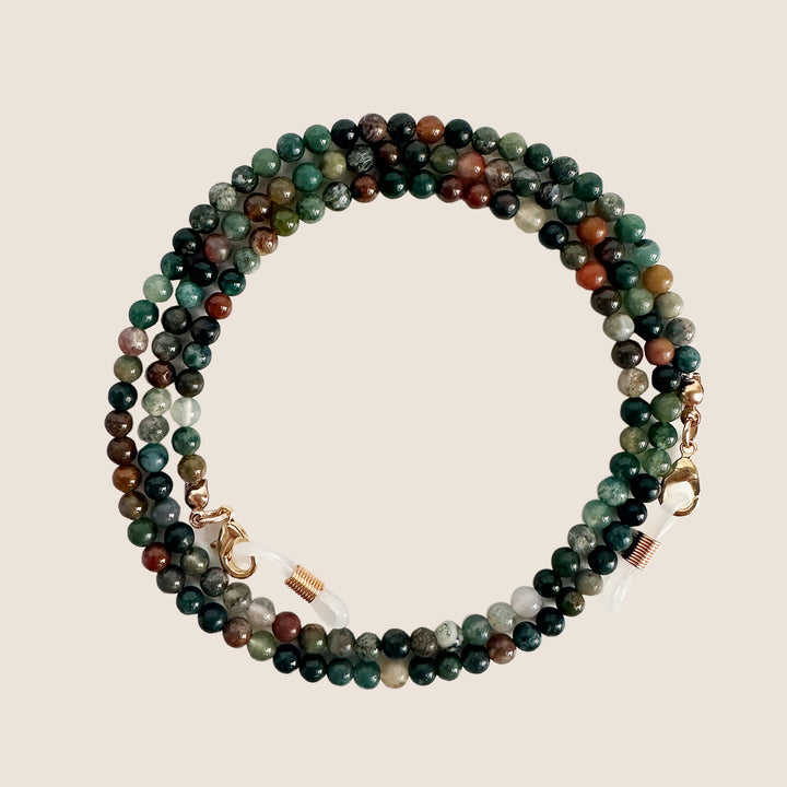 Beaded Stone Necklace Bowlift