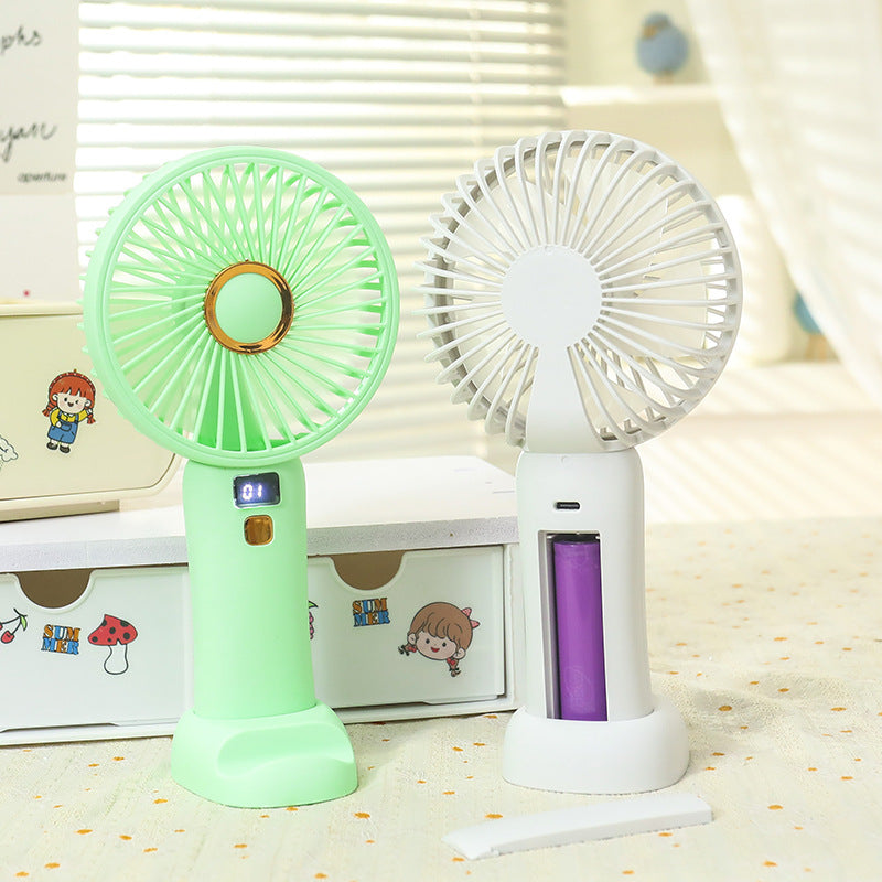 Women's Portable Hand Fan with Energy-Efficient USB Charging Function Bowlift