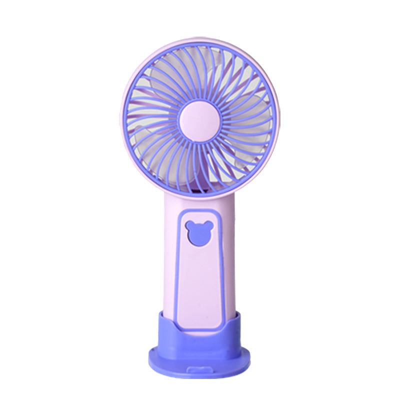 Unisex Portable Hand Fan with Flexible Stand Bowlift