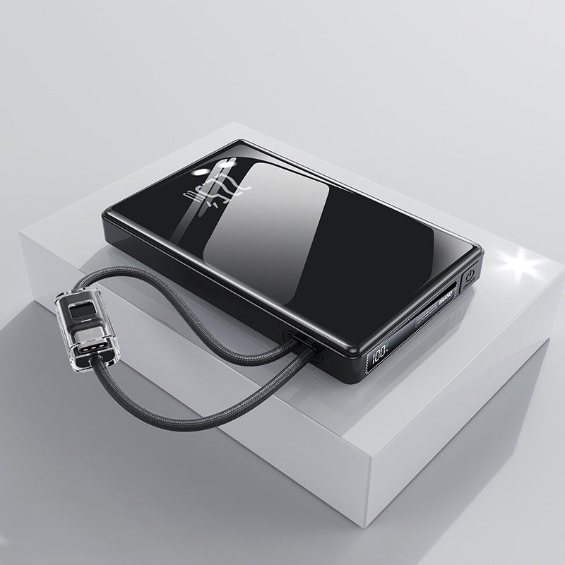 Portable power bank with multifunctional fast charging connector Bowlift