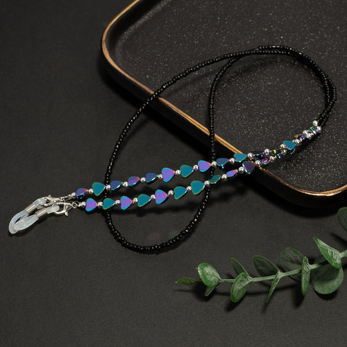 Heart-Shaped Beaded Eyewear Chain Bowlift