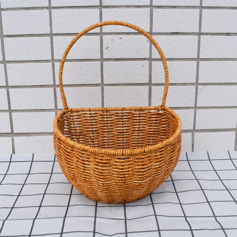 Handcrafted Storage Wicker Basket Bowlift