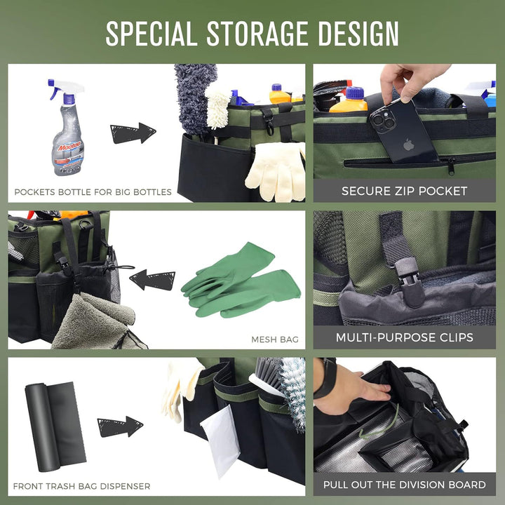 Multifunctional Organizer Bag with Compartments Bowlift