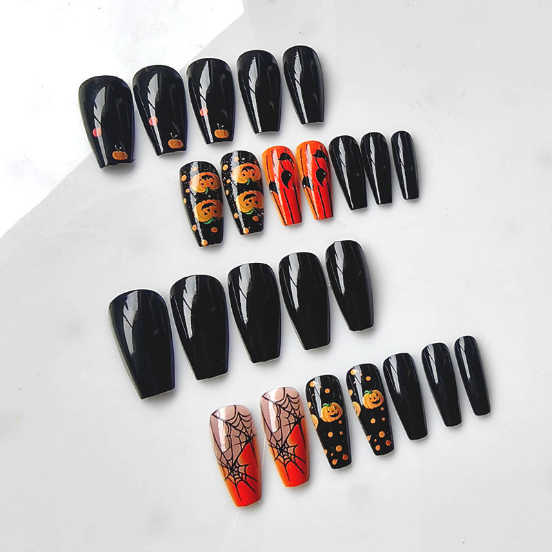 Artificial nails with Halloween motif Bowlift