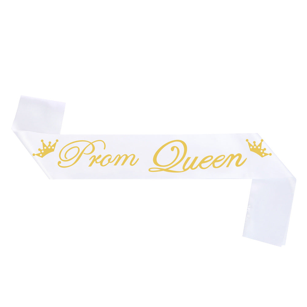 Ladies crown with festive sash set Bowlift