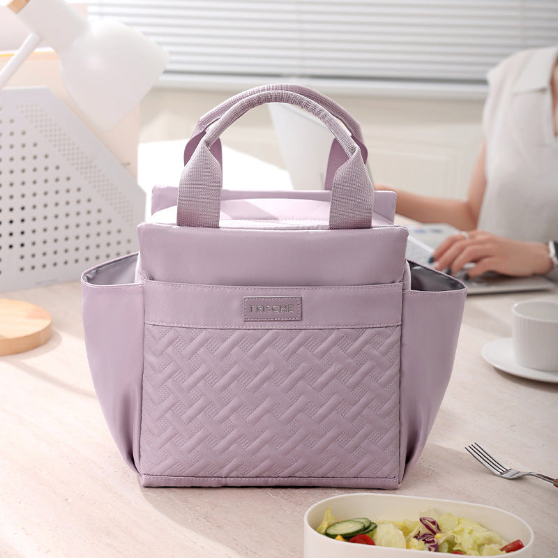 Stylish Woven Handbag Bowlift