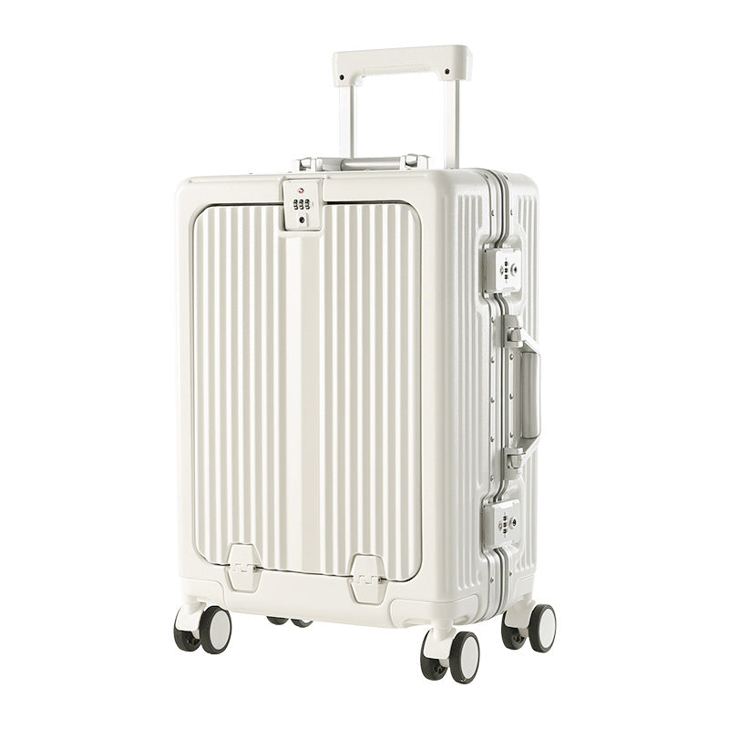 Sleek Hard-Shell Rolling Suitcase