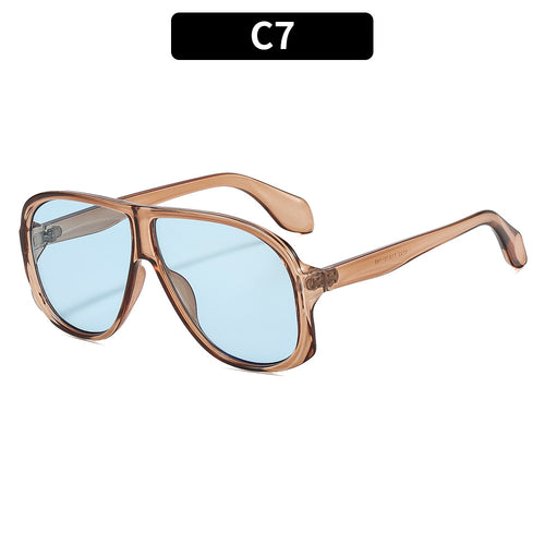 Modern Oversized Square Frame Sunglasses