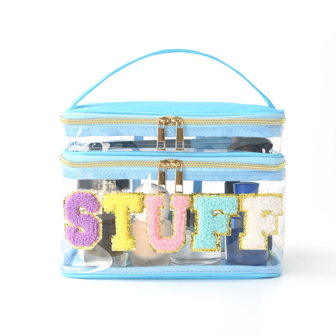 Plastic cosmetic box with two compartments Bowlift