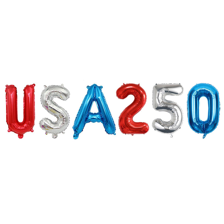 Unisex decorative pennant chain made of weatherproof polyester with star-and-stripe motif and robust attachment tape Bowlift