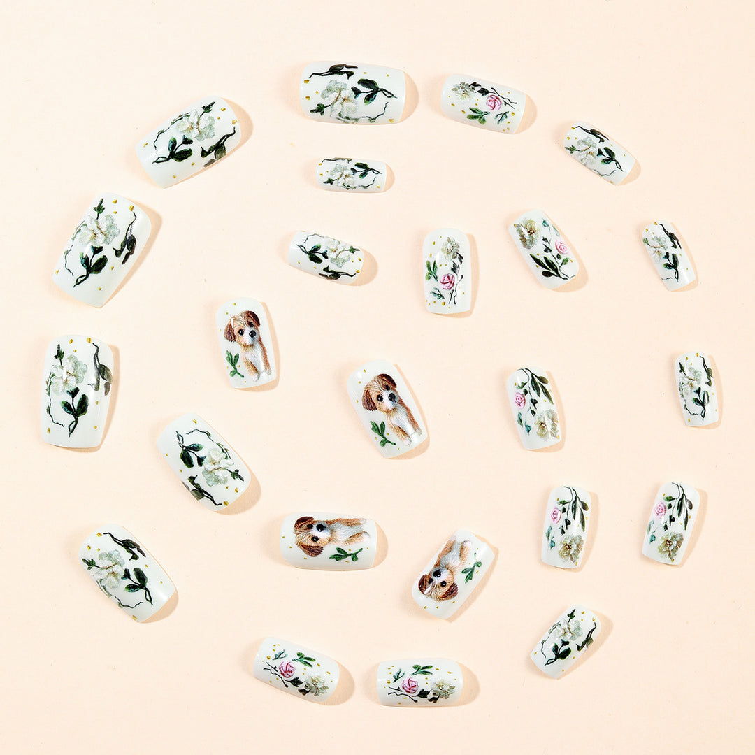 Decorative Pet-Themed Nail Art Bowlift