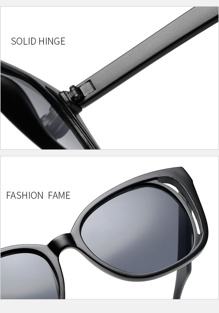 Ladies stylish cat-eye sunglasses with sturdy frame Bowlift