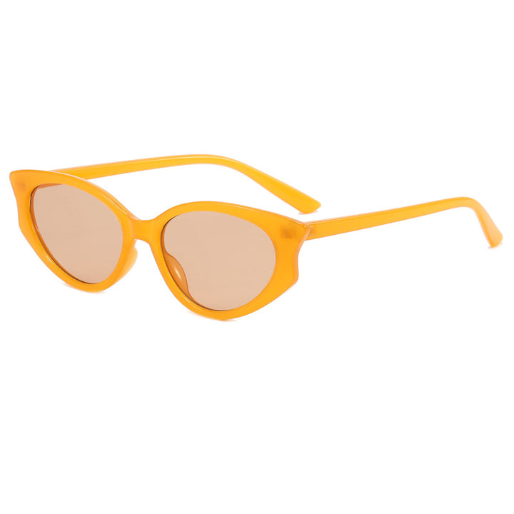 Women's Cat Eye Sunglasses with Transparent Frame Bowlift