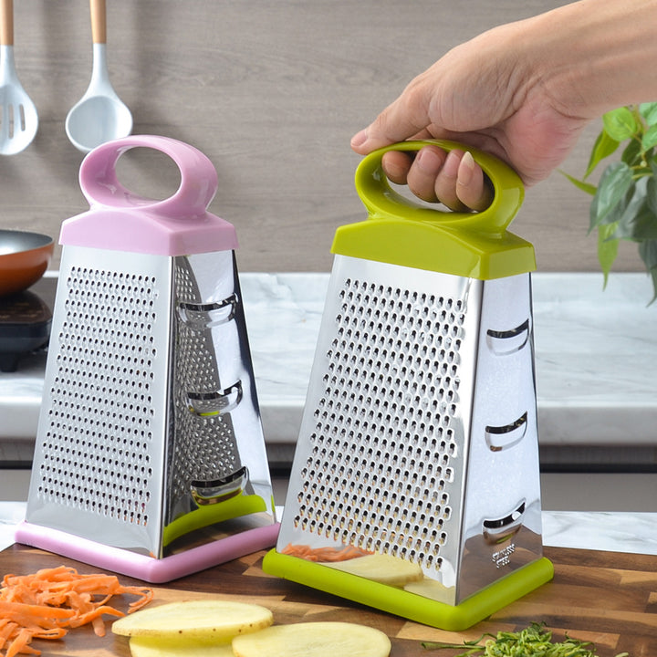 Ergonomic stainless steel cheese and vegetable slicer Bowlift