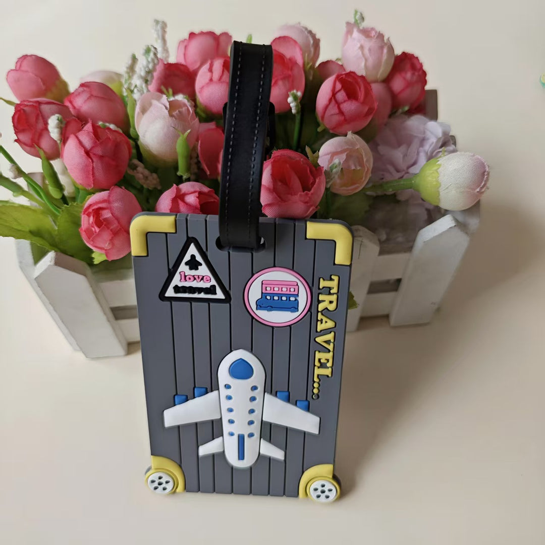 Unisex luggage tag in creative travel design Bowlift