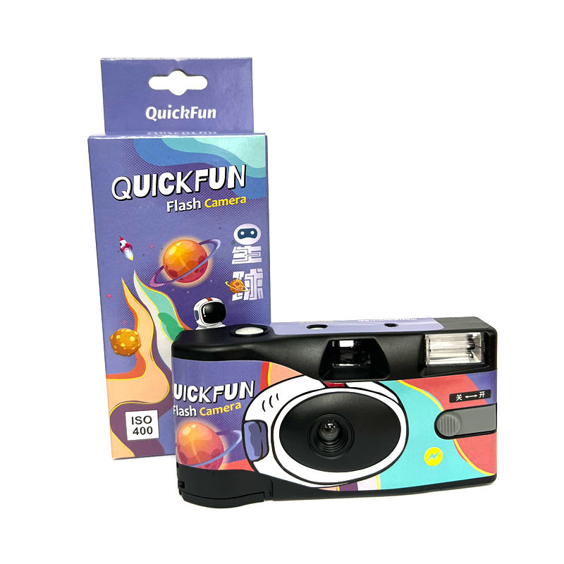 Whimsical-Themed Disposable Film Camera Bowlift