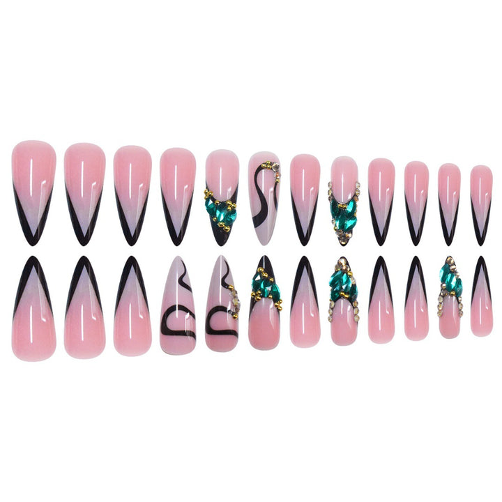 Artistic Sculpted Press-On Nail Extensions Bowlift