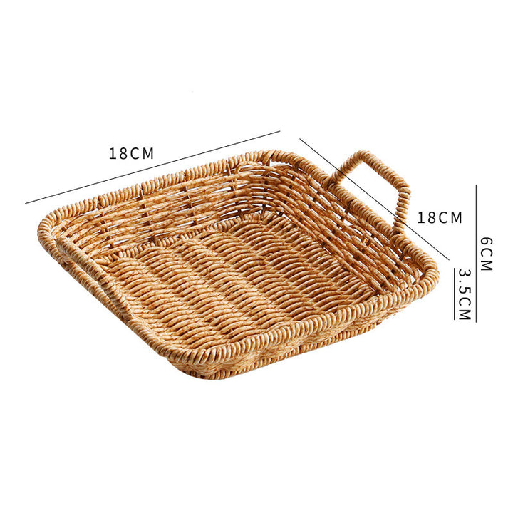 Rectangular Woven Storage Basket Bowlift