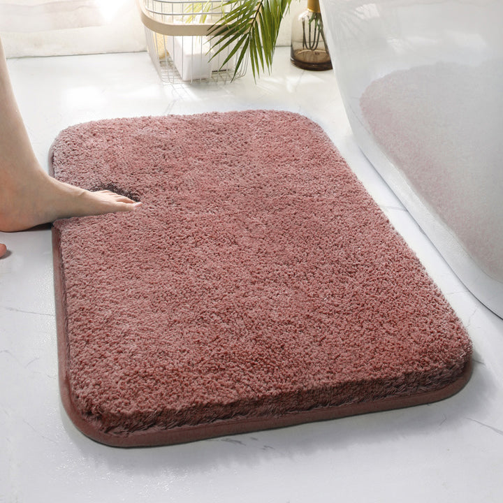 Plush Bath Mat Bowlift