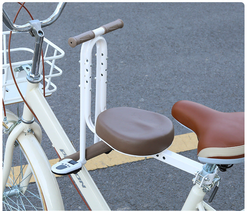 padded detachable child scooter seat with backrest and safety armrests Bowlift