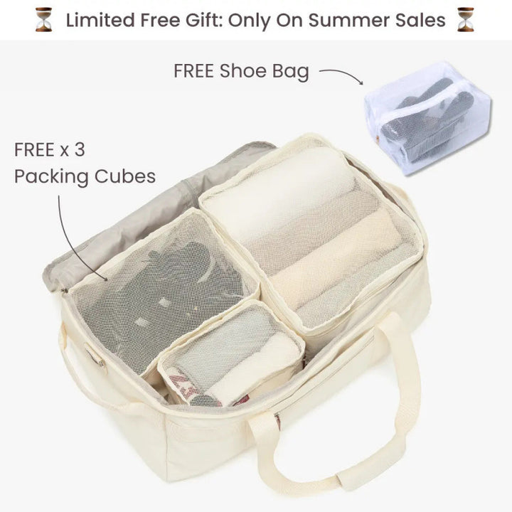 Spacious travel bag with practical rolling system Bowlift