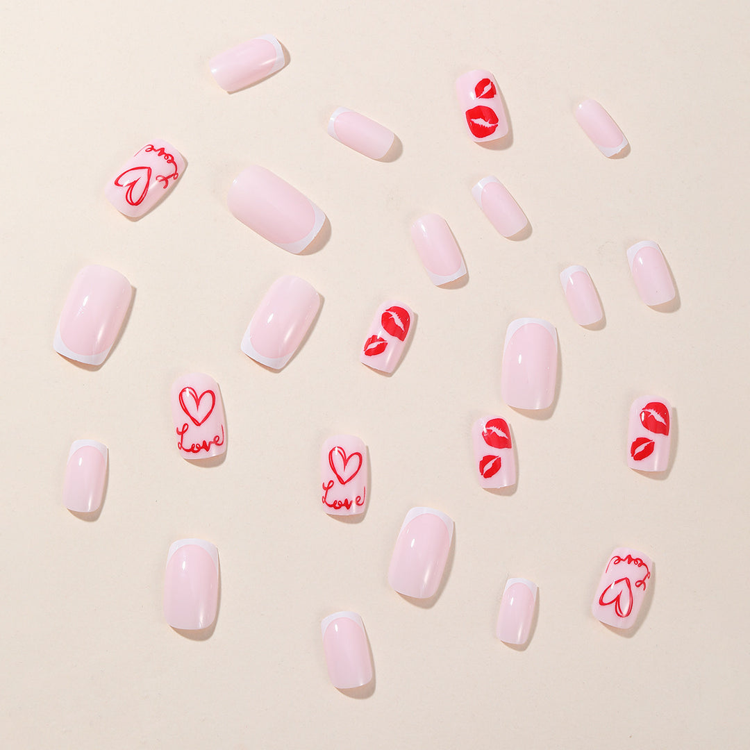 Romantic Love-Themed Nail Art Extensions Bowlift