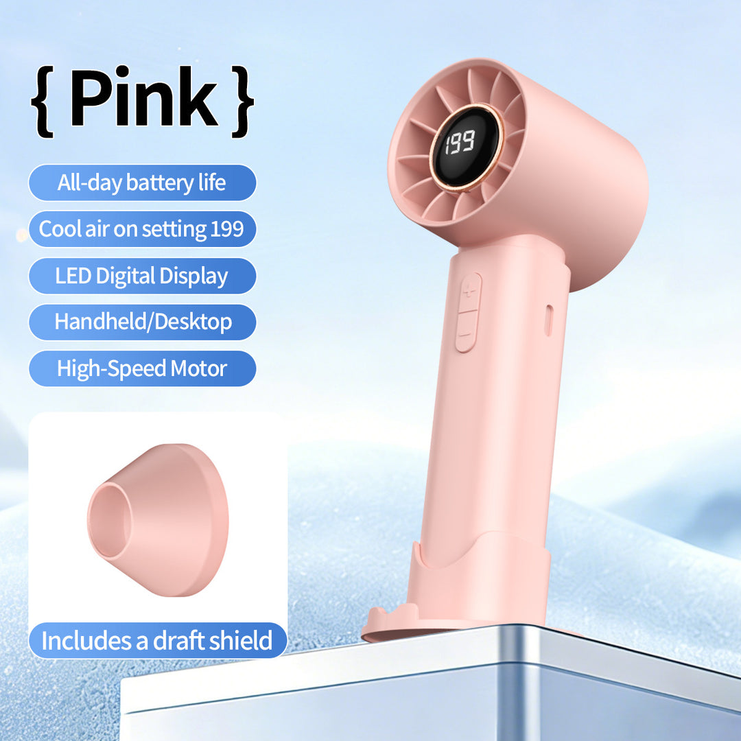 Unisex High-Performance Portable Handheld Fan Bowlift
