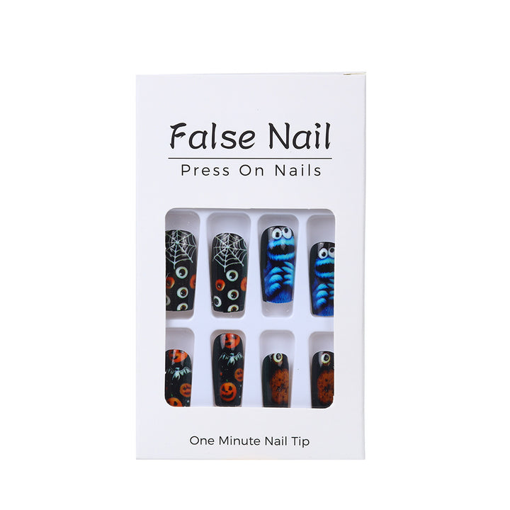 Creative Halloween-style art nails Bowlift