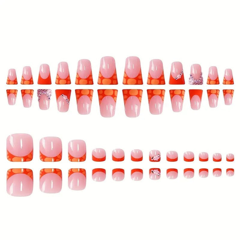 Stylish Glamour Nail Set Bowlift