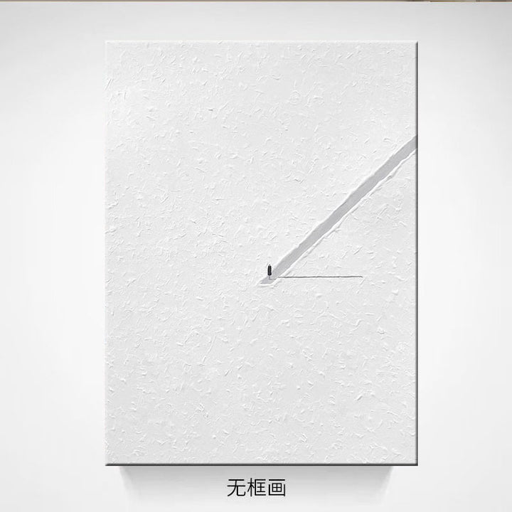Minimalist Textured Relief Canvas Artwork