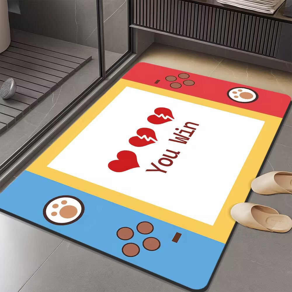 Gaming-Themed Bath Mat Bowlift