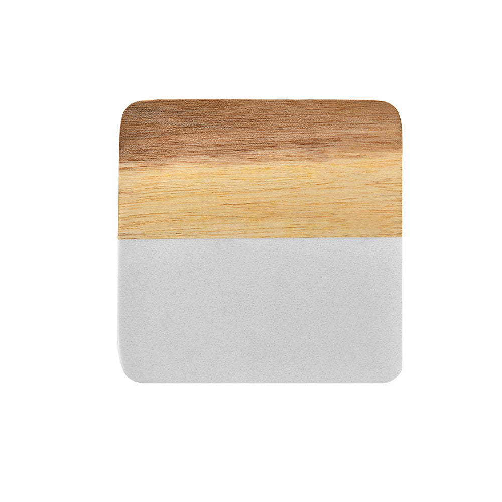 High-quality serving board made of wood and concrete Bowlift