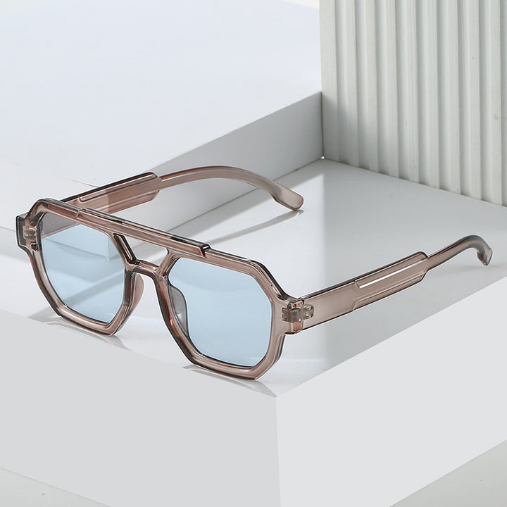 Geometric Oversized Sunglasses Bowlift