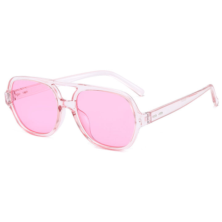 Women square glasses with clear frame and trendy design Bowlift
