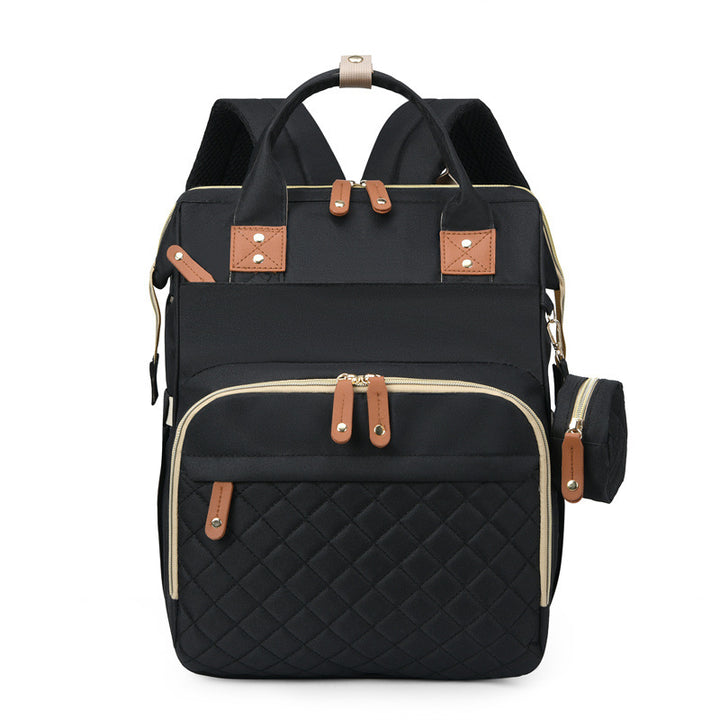 Versatile Multi-Pocket Quilted Backpack Bowlift