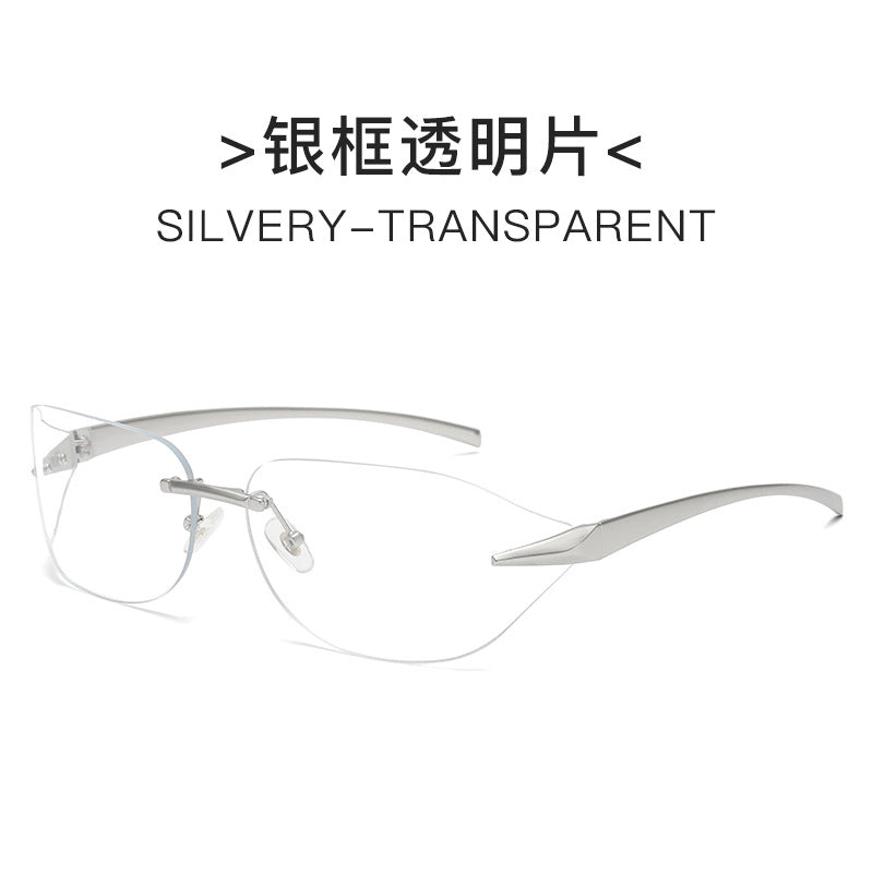 Women futuristic sunglasses with elegant minimalist design Bowlift